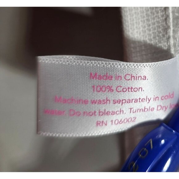 Isaac Mizrahi New York Blue Egg Print Cotton Kitchen hand Towels set of 2 - Picture 4 of 6